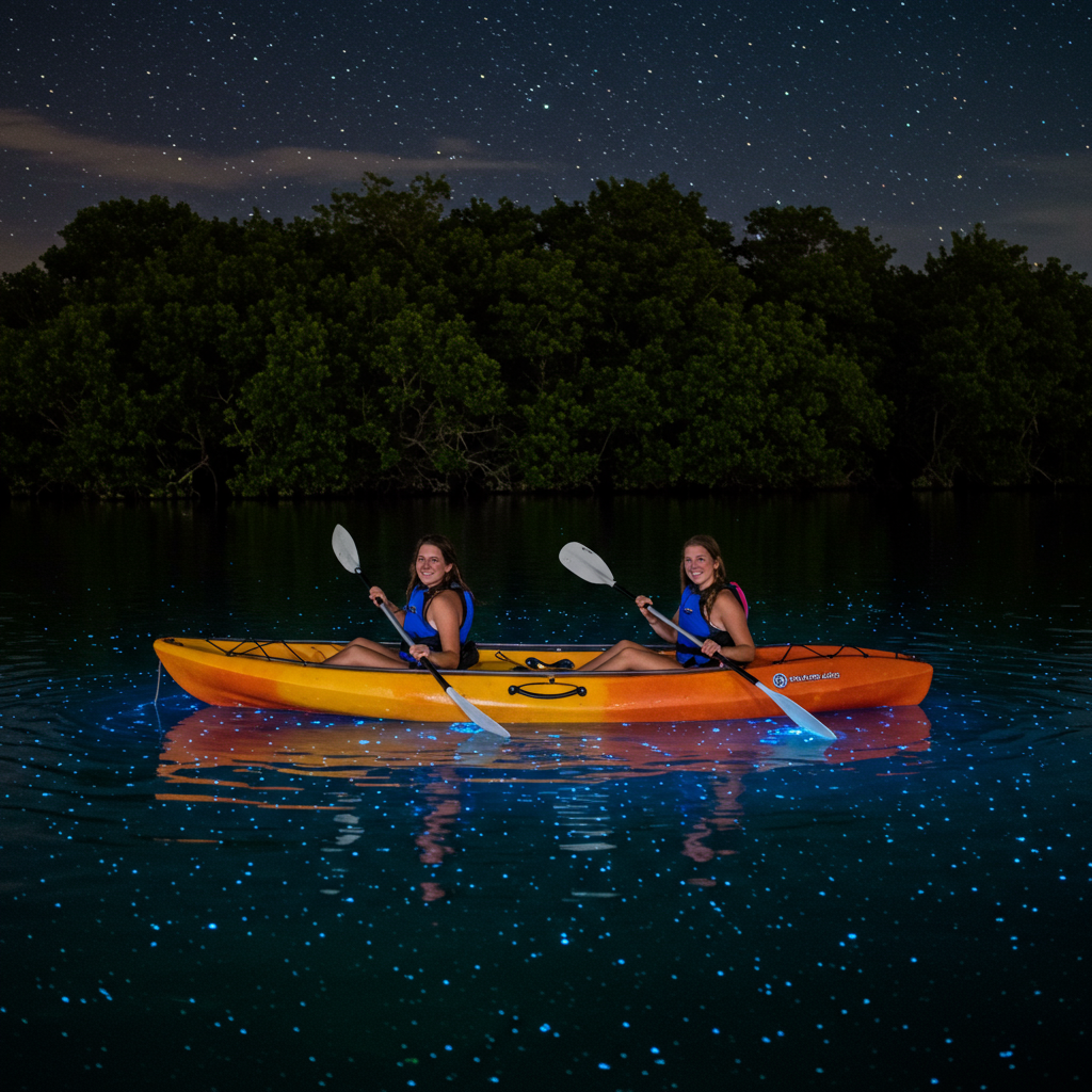 Bioluminescent Bay Full Clear Kayaking - Vieques, Puerto Rico