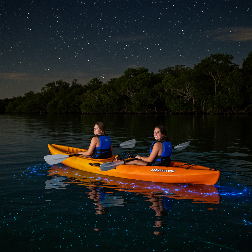 Bioluminescent Bay Full Clear Kayaking - Vieques, Puerto Rico